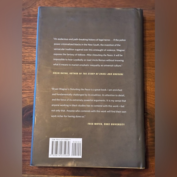 Disturbing the Peace by Bryan Wagner Hardcover - Picture 2 of 5